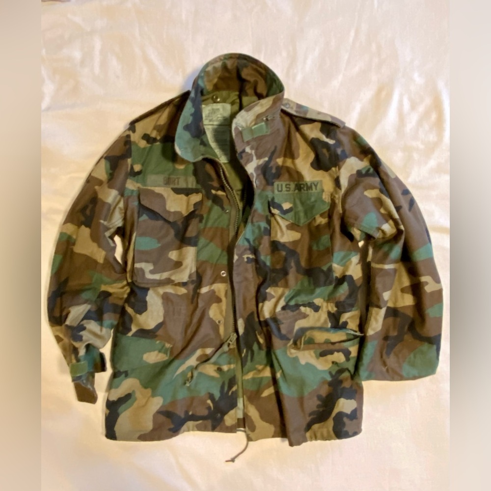 M-65 military field jacket size medium regular